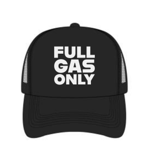 Full Gas Only Pet Zwart